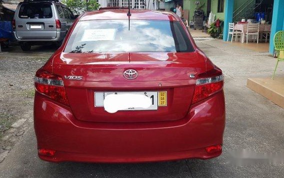 Red Toyota Vios 2014 Manual Gasoline for sale -3