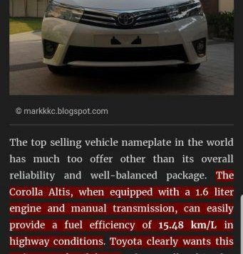 Used Toyota Corolla Altis 2015 for sale in Antipolo -8