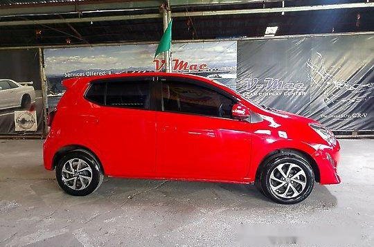 Sell Red 2018 Toyota Wigo Automatic Gasoline at 18000 km -2