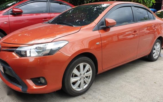 Orange Toyota Vios 2017 for sale in Quezon City