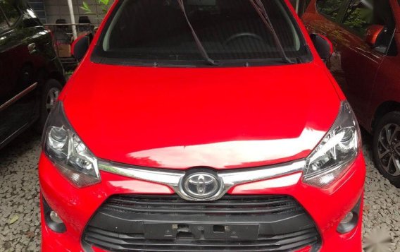 Sell Red 2018 Toyota Wigo Hatchback in Quezon City