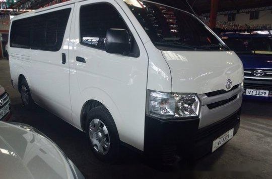 White Toyota Hiace 2017 for sale in Quezon City