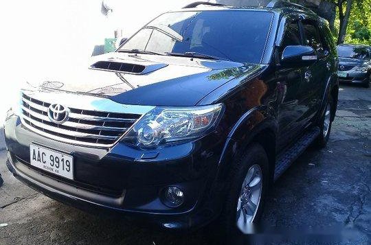 Black Toyota Fortuner 2014 for sale in Parañaque-1