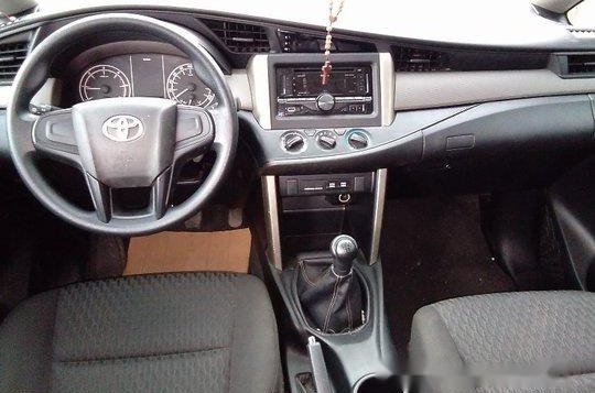 Silver Toyota Innova 2017 Manual Gasoline for sale in Davao City-6