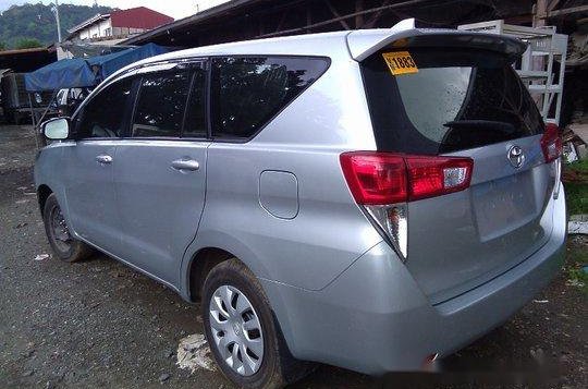 Silver Toyota Innova 2017 Manual Gasoline for sale in Davao City-3