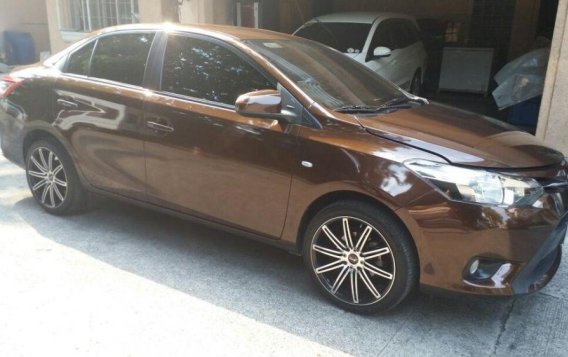 Selling Brown Toyota Vios 2014 in Quezon City