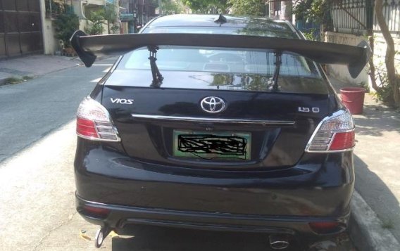 Sell Black 2013 Toyota Vios at Manual Gasoline at 15000 km in Quezon City