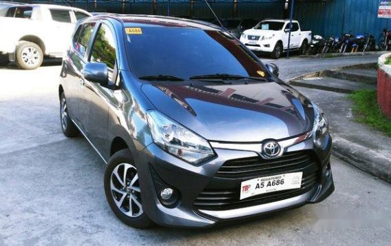 Grey Toyota Wigo 2018 at 40000 km for sale 