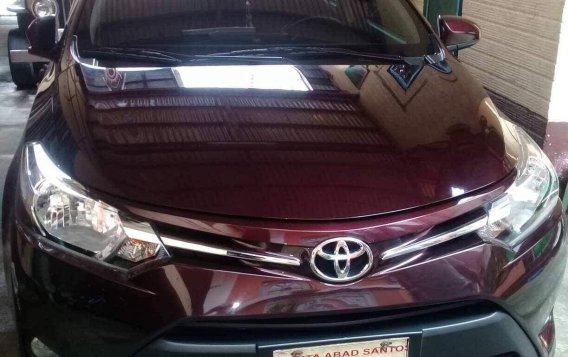 Selling Red Toyota Vios 2016 Sedan Manual Gasoline at 6000 km in Manila