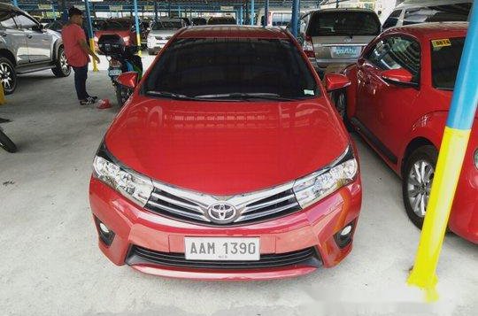 Red Toyota Corolla Altis 2014 for sale in Makati 