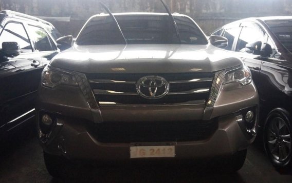 Beige Toyota Fortuner 2016 for sale in Manila