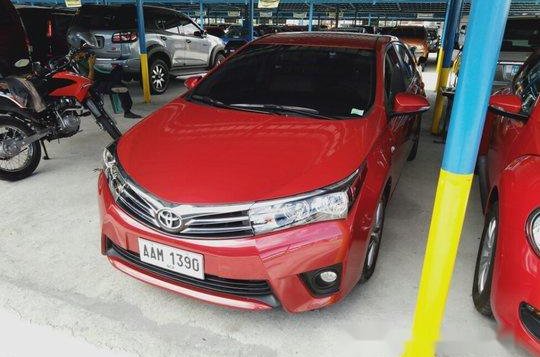 Red Toyota Corolla Altis 2014 for sale in Makati -3