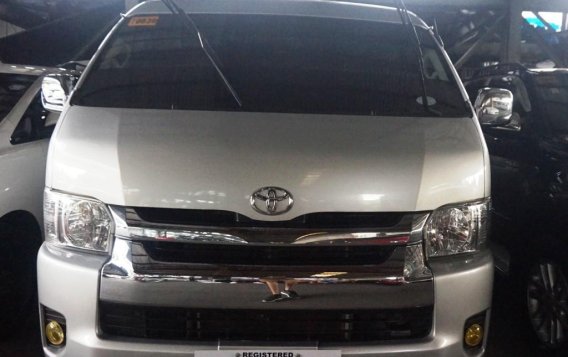 Silver Toyota Hiace 2017 Van for sale in Manila