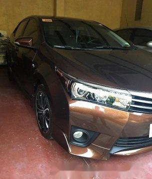 Brown Toyota Corolla Altis 2016 Automatic Gasoline for sale in Quezon City-1