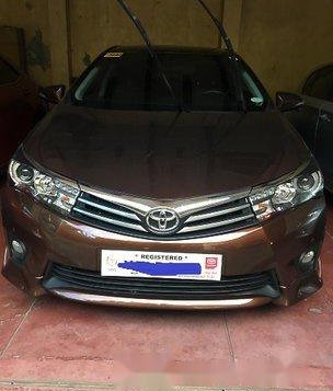 Brown Toyota Corolla Altis 2016 Automatic Gasoline for sale in Quezon City