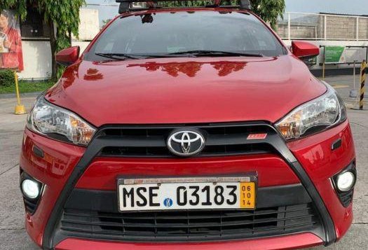 Red Toyota Yaris 2016 for sale in Quezon City-5