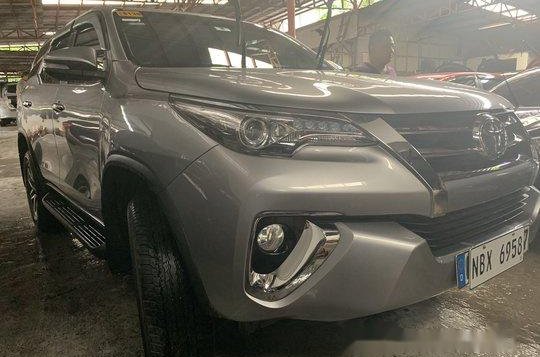 Silver Toyota Fortuner 2017 for sale in Quezon City