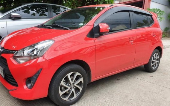 Red Toyota Wigo 2019 for sale in Automatic