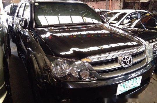 Selling Black Toyota Fortuner 2008 Automatic Gasoline at 79039 km in Antipolo