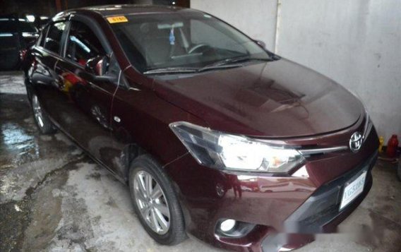 Red Toyota Vios 2016 at 8000 km for sale in Manila