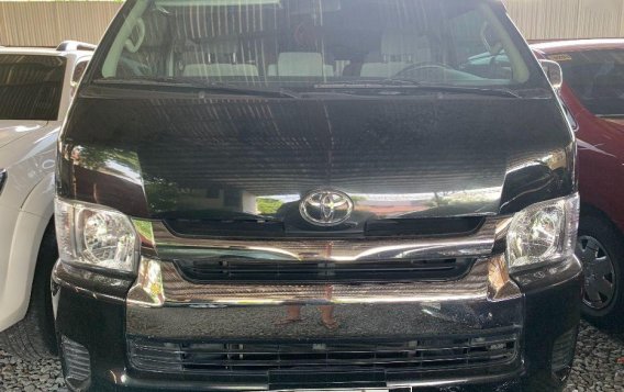 Selling Black Toyota Hiace 2018 Van at Manual Diesel in Marikina