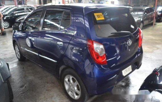 Blue Toyota Wigo 2017 at 8000 km for sale -1