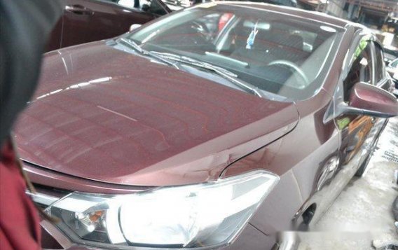 Red Toyota Vios 2016 at 8000 km for sale in Manila-1