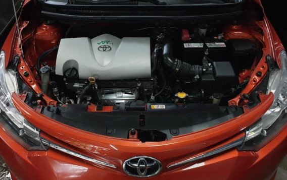 Orange Toyota Vios 2017 at 10000 km for sale in Quezon City-1