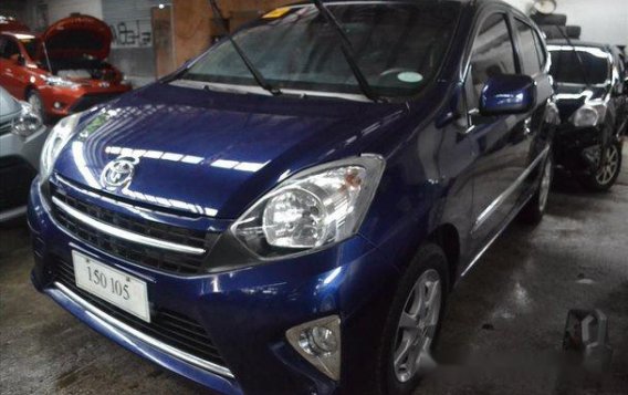 Blue Toyota Wigo 2017 at 8000 km for sale -3