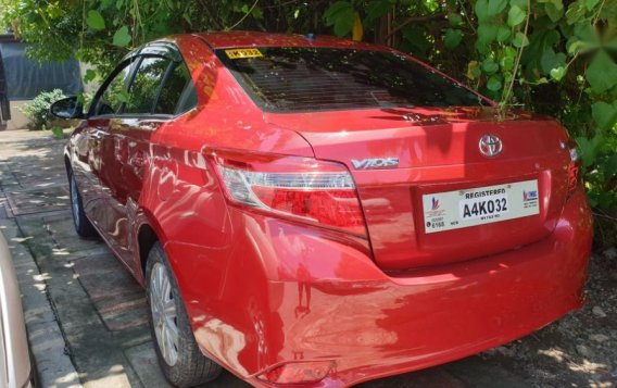 Selling Red Toyota Vios 2018 Manual Gasoline in Quezon City-1