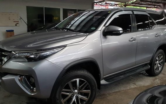 Silver Toyota Fortuner 2017 for sale in Quezon City