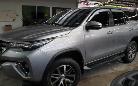 Silver Toyota Fortuner 2017 for sale in Quezon City