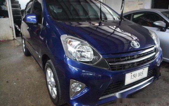 Blue Toyota Wigo 2017 at 8000 km for sale -4
