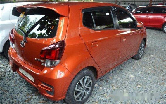Orange Toyota Wigo 2018 Manual Gasoline for sale-5