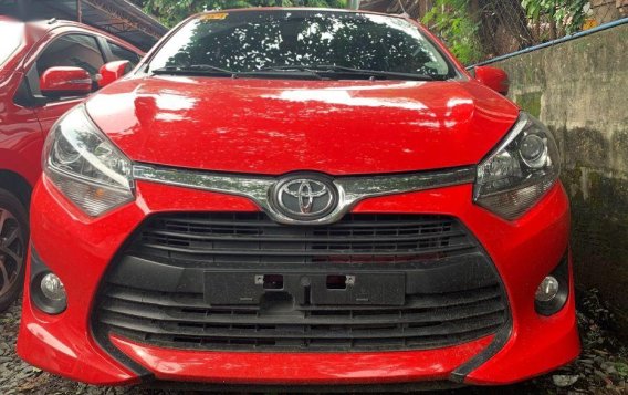 Red Toyota Wigo 2019 for sale in Quezon City