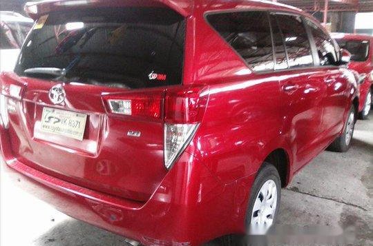 Red Toyota Innova 2017 Manual Diesel for sale in Manila-1