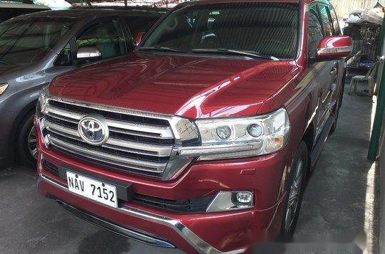 Selling Red Toyota Land Cruiser 2017 Automatic Diesel in Manila-2