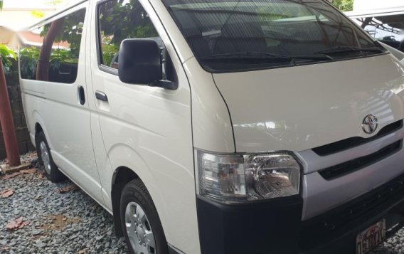 Selling White Toyota Hiace 2019 Manual Diesel at 2790 km in Quezon City