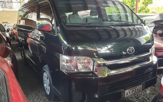 Sell Black 2018 Toyota Hiace Manual Diesel at 10000 km in Quezon City