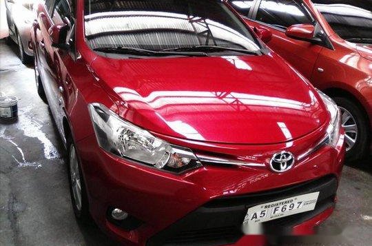 Red Toyota Vios 2018 Manual Gasoline for sale-1
