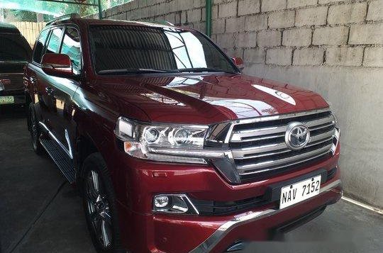 Selling Red Toyota Land Cruiser 2017 Automatic Diesel in Manila