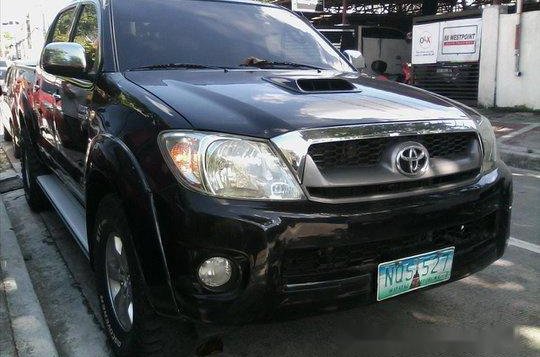 Black Toyota Hilux 2010 for sale Manual