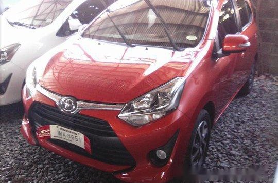 Orange Toyota Wigo 2017 at 5900 km for sale