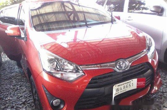 Orange Toyota Wigo 2017 at 5900 km for sale-3