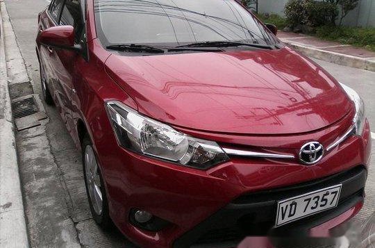 Red Toyota Vios 2016 at 8000 km for sale