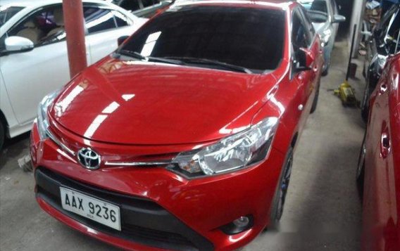Red Toyota Vios 2014 at 18000 km for sale in Manila-3