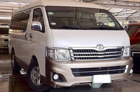 Selling White Toyota Hiace 2013 Automatic Diesel in Makati