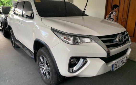 White Toyota Fortuner 2017 SUV at Automatic Diesel for sale in Quezon City