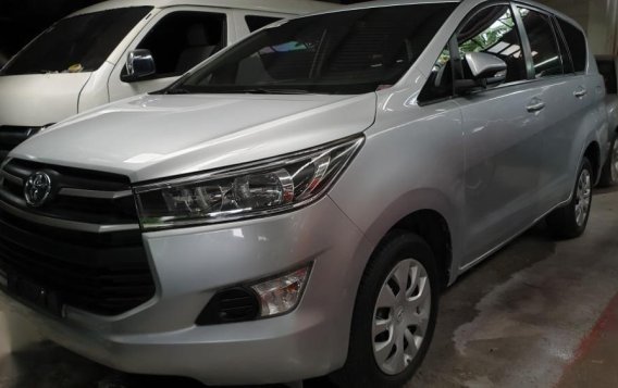 Silver Toyota Innova 2018 Manual Diesel for sale in Quezon City-1