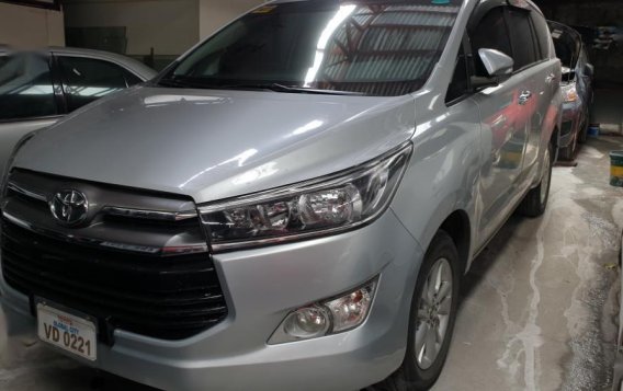 Silver Toyota Innova 2016 Manual Diesel for sale in Quezon City